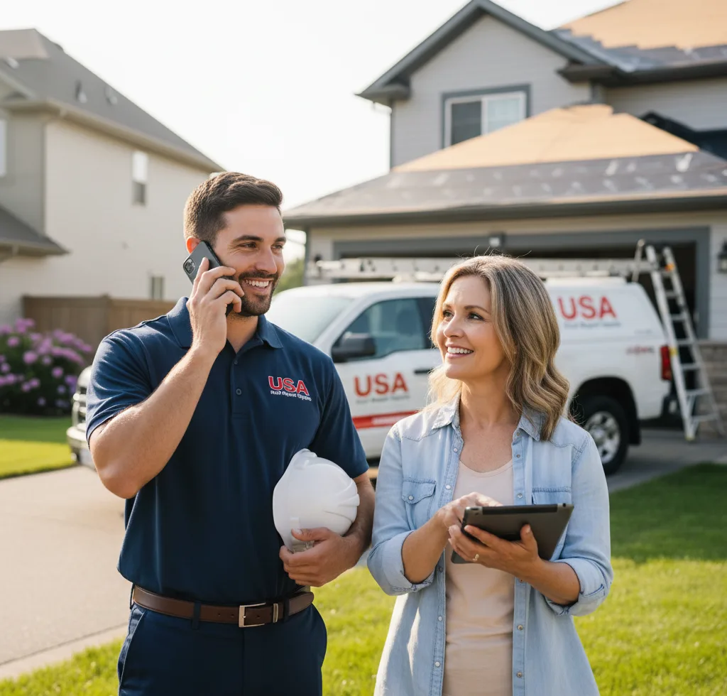 USA Roof Repair Experts customer support in Council Grove